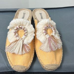 Women’s Yellow Mules